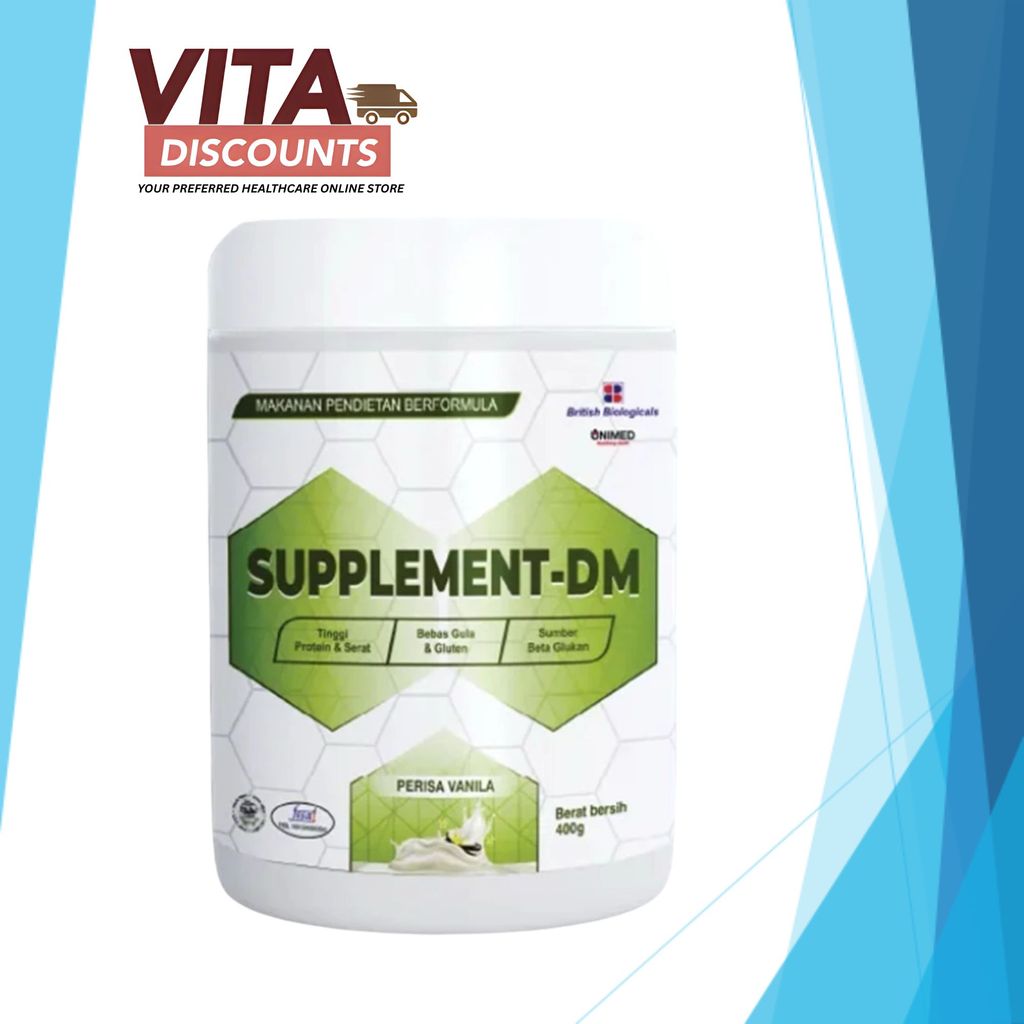 Criticare Supplement-D M Powder Vanilla (400g) [Exp 09/2027]