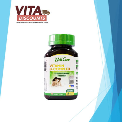 Wellcare Vitamin B-Complex Tabs (30's) [Exp 01/2027]