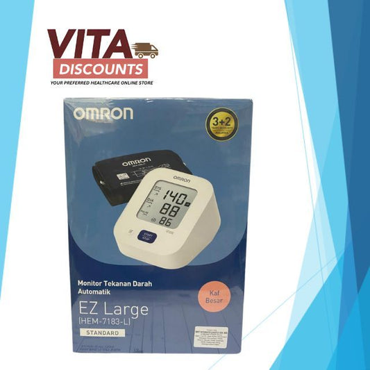 Omron Automatic Bp Monitor Ez Large Hem-7183-L