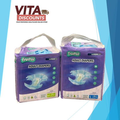 Trupal Supreme Adult Diapers - M/L (10's)