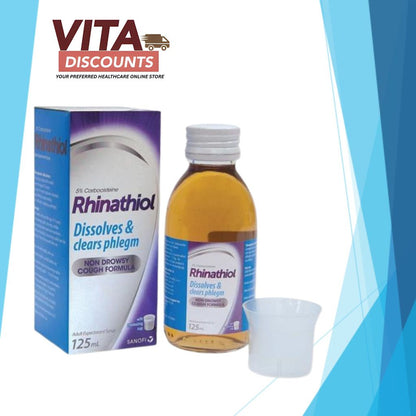 Rhinathiol 5% Adult Syrup (125ml) [Exp 06/2027]