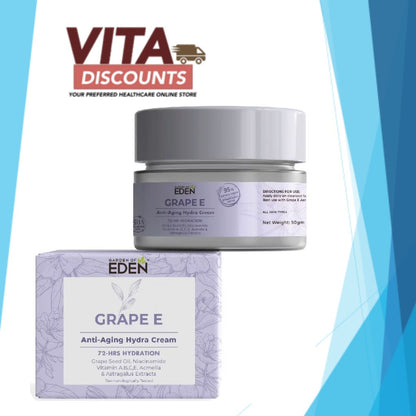 Garden Of Eden - Rosa E Brightening/Grape E Anti-Aging/Primrose E Radiant Hydra Cream (50g) [Exp 05/2027]