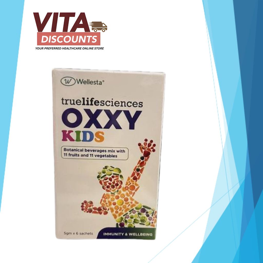 True Functional Foods Oxxy Kids Super Fruit & Vegetables Extract Powder (5g x 6's) [Exp 12/2027]