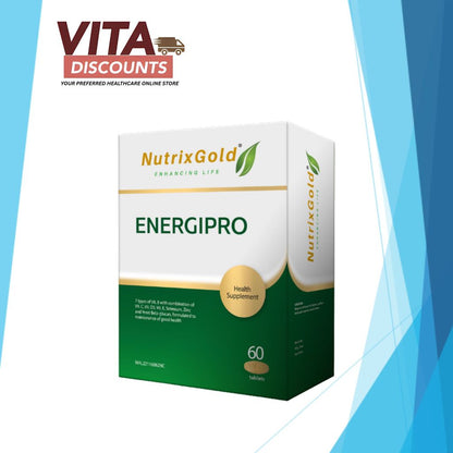 Nutrixgold Energipro Tabs (60's) [Exp 02/2028]  [Extra 1 Gift]