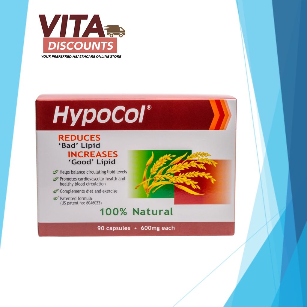 Hypocol 600mg Vcaps (30's)