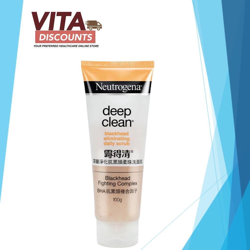 Neutrogena Deep Clean Blackhead Eliminating Daily Scrub (100g) [Exp 06/2028]