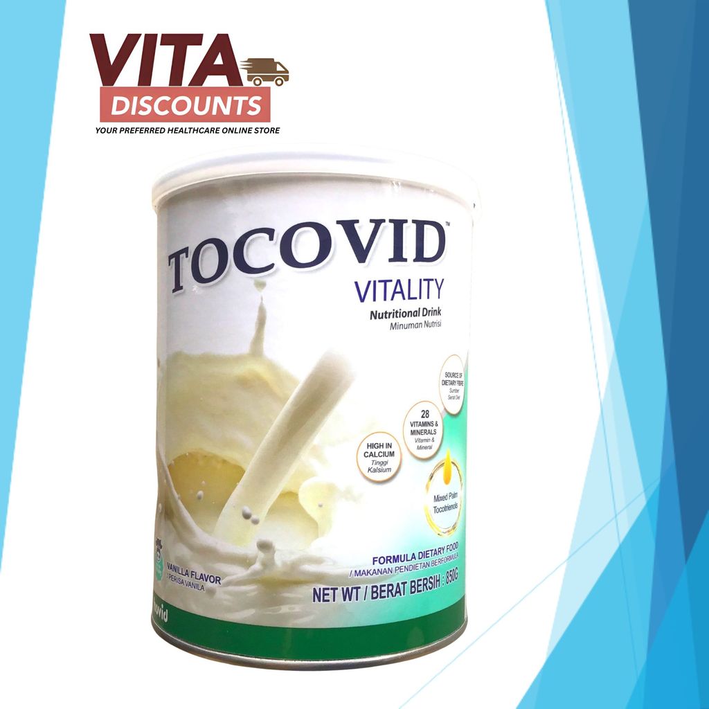 Tocovid Vitality Nutritional Drink Powder Vanilla (850g)