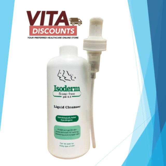 Isoderm Liquid Cleanser Single Bottle (500ml) [Exp 12/2029]