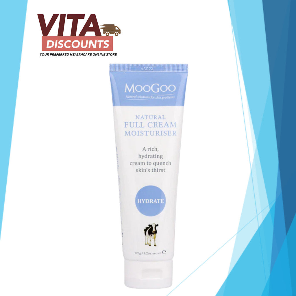 Moogoo Natural Full Cream Moisturiser (120g/200g) [Exp 09/2027]