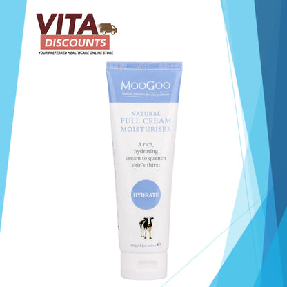 Moogoo Natural Full Cream Moisturiser (120g/200g) [Exp 09/2027]