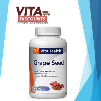 Vitahealth Grape Seed Sgels Single Bottle (90's)