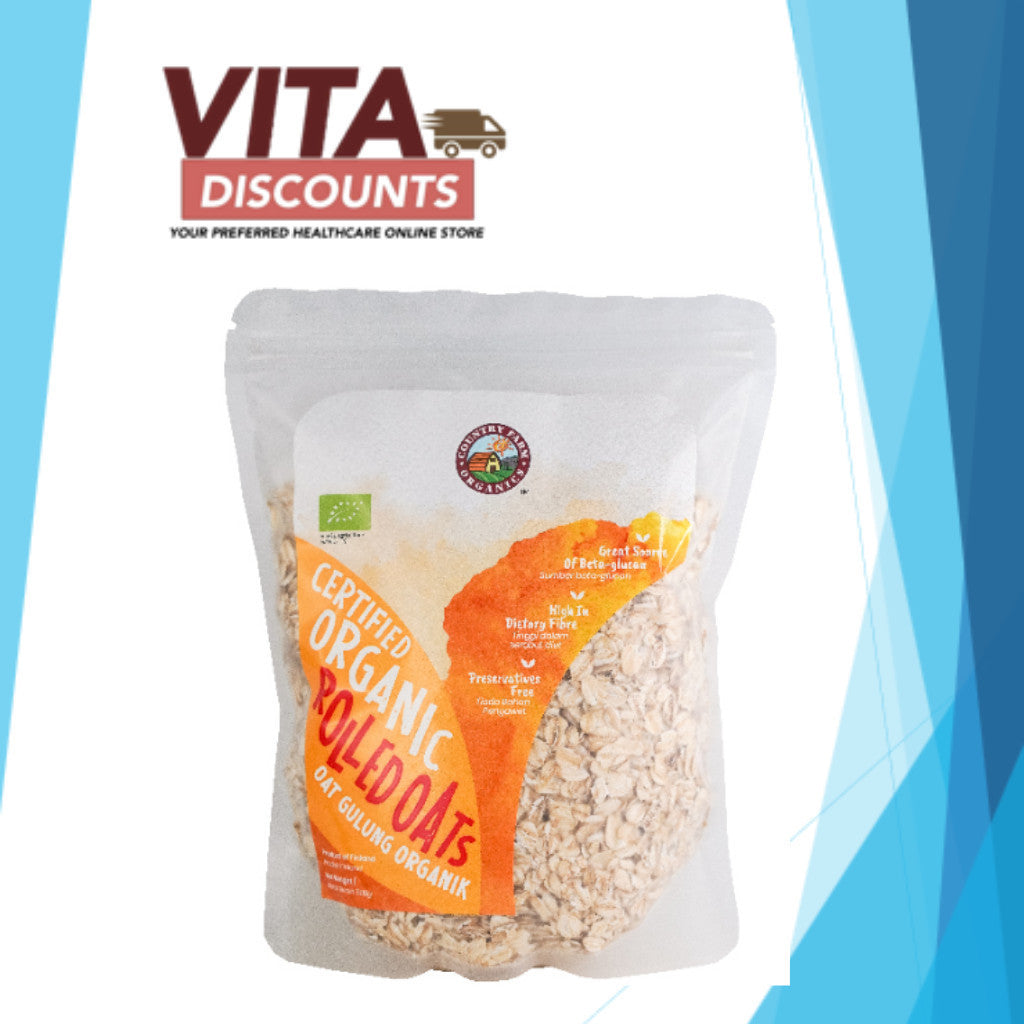 Country Farm Organics Organic Rolled Oats (500g) [Exp 08/2027]