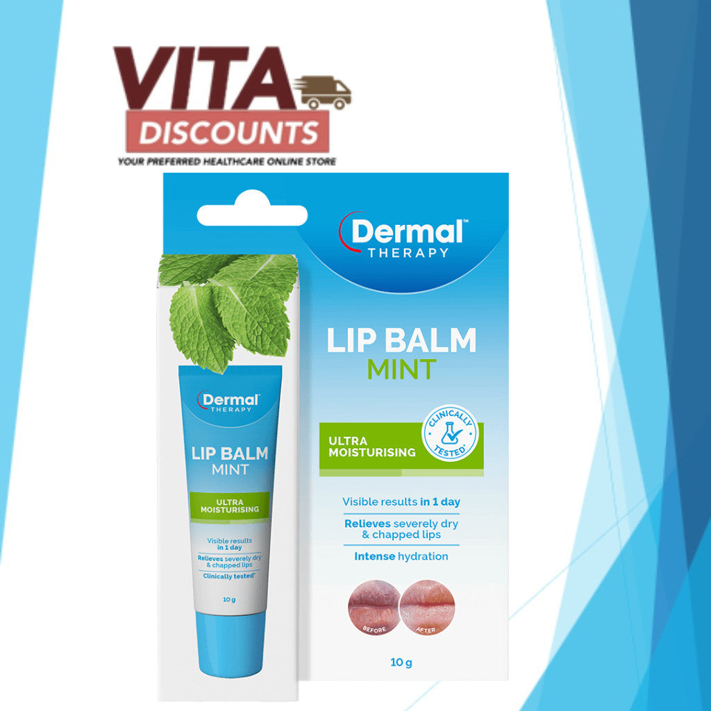 Dermal Therapy Lip Balm Mint (10g) [Exp 11/2028]