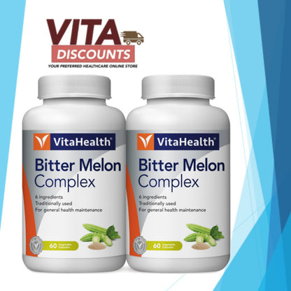 Vitahealth Bitter Melon Complex Vcaps (60's x 2 Pack)