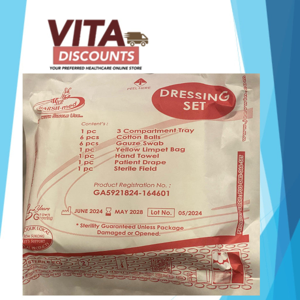 Harsh-Med Dressing Set With 0/1 Forcep [Exp 05/2028]