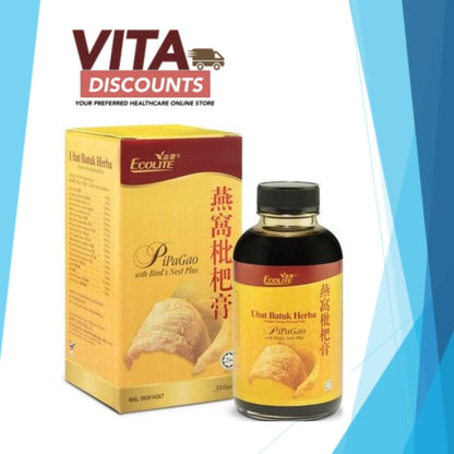 Ecolite Pipagao With Bird's Nest Plus (300ml) [Exp 08/2028]