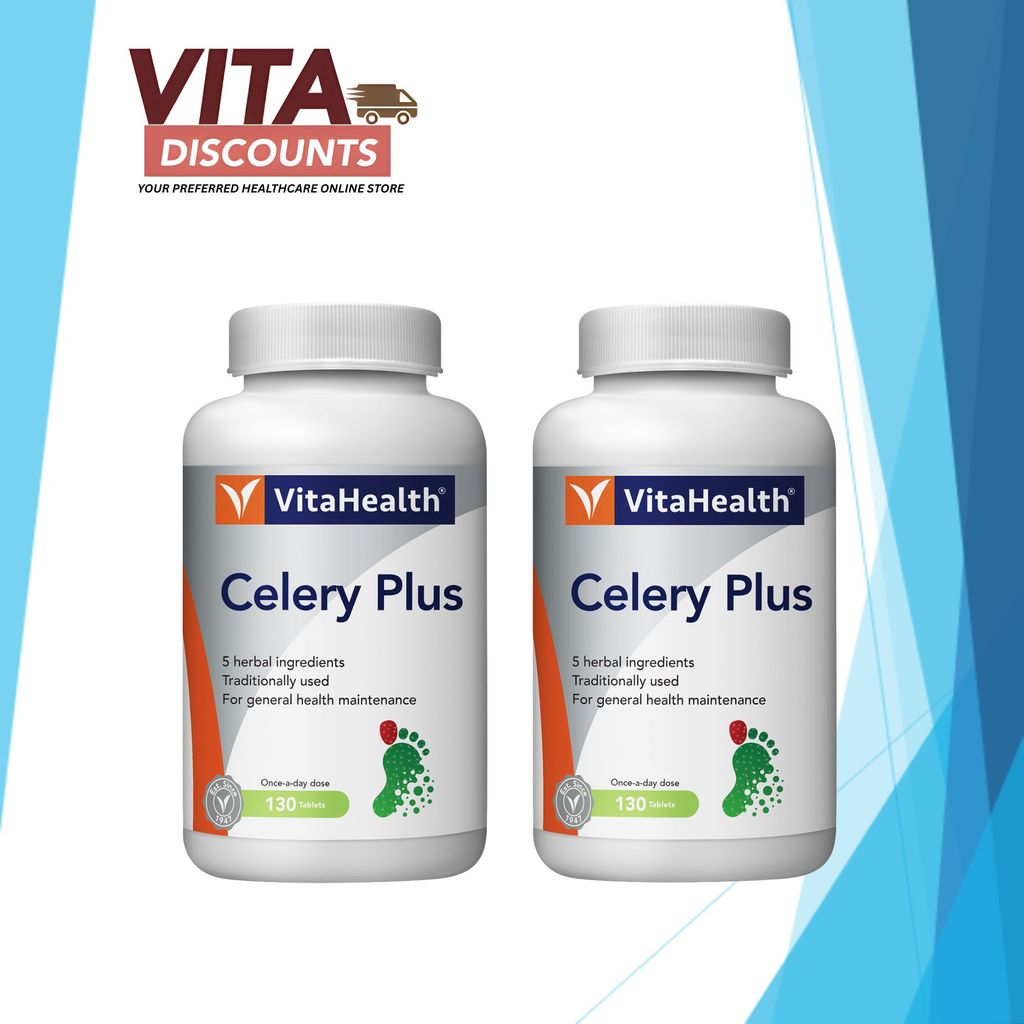 Vitahealth Celery Plus Tabs (130's x 2 Pack)