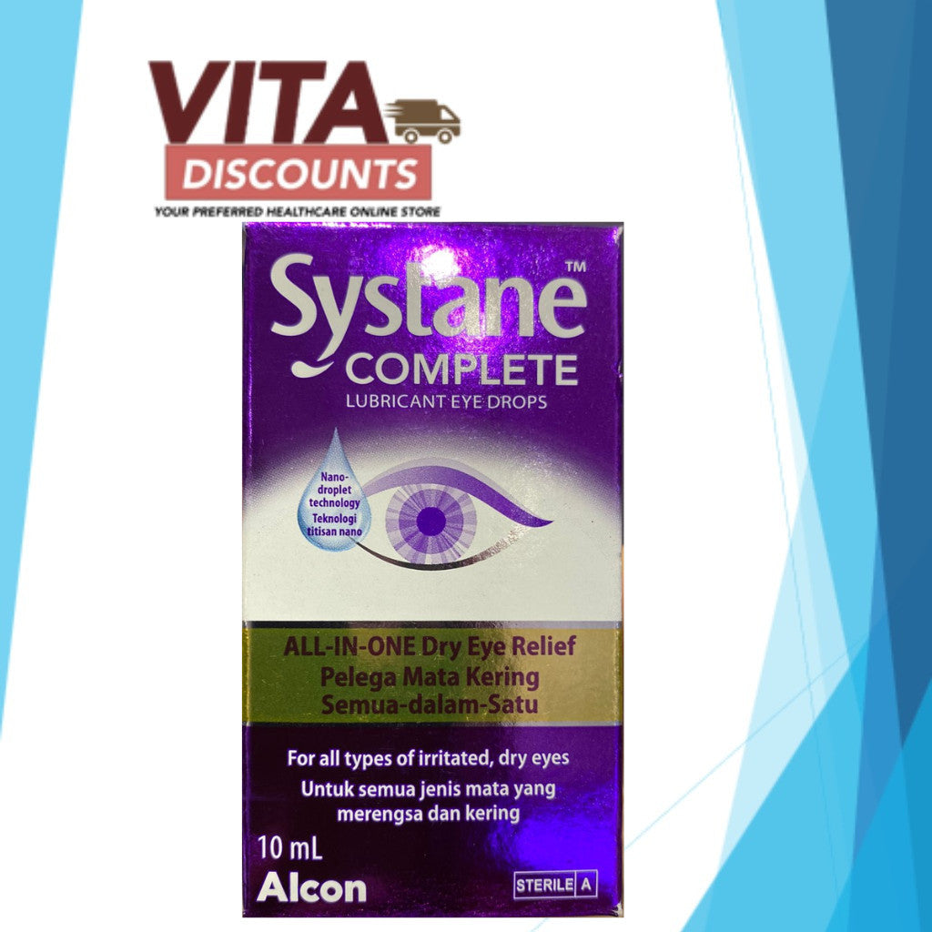 Systane Complete Regular Eye Drops (10ml) [Exp 03/2027]  [Bukan Preservative-Free]