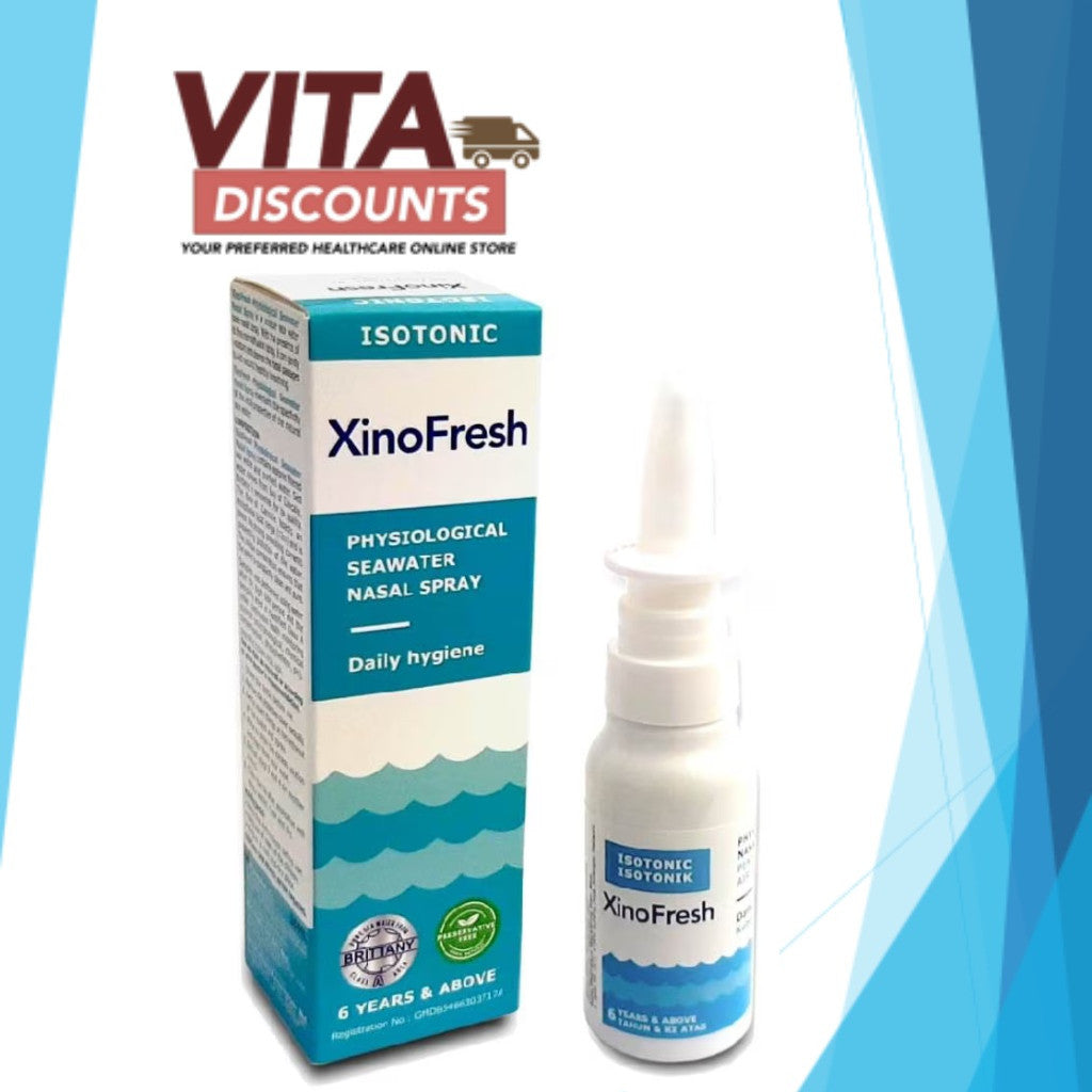 Xinofresh Adult Physiological Seawater Nasal Spray 6 Years And Above (30ml) [Exp 11/2028]