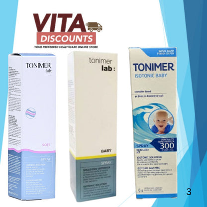 Tonimer Lab: Isotonic Solution Baby/Soft 300Mosm/kg Spray (100ml/125ml) [Exp 04/2028]