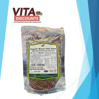 Lohas Organic Golden/Brown Flax Seed (200g) [Exp 12/2026]