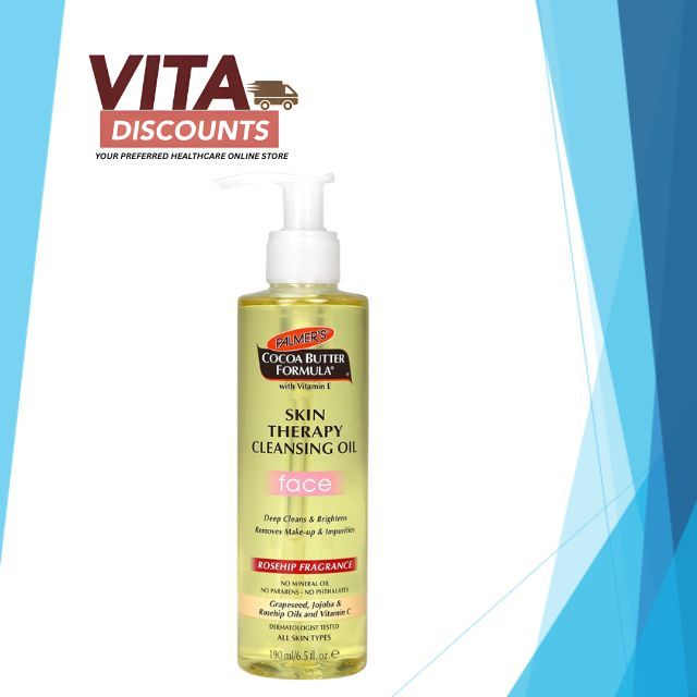 Palmer's Cocoa Butter Formula With Vitamin E Skin Therapy Cleansing Oil Face (190ml) [Exp 03/2030]