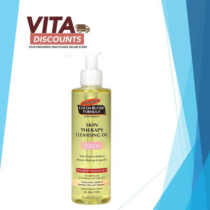 Palmer's Cocoa Butter Formula With Vitamin E Skin Therapy Cleansing Oil Face (190ml) [Exp 03/2030]