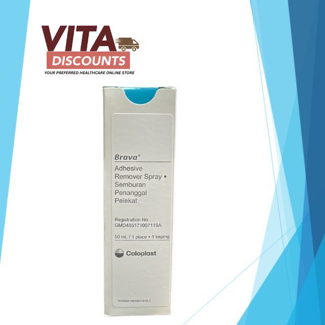 Coloplast Brava Adhesive Remover Spray (50ml) R12010 [Exp 07/2029]