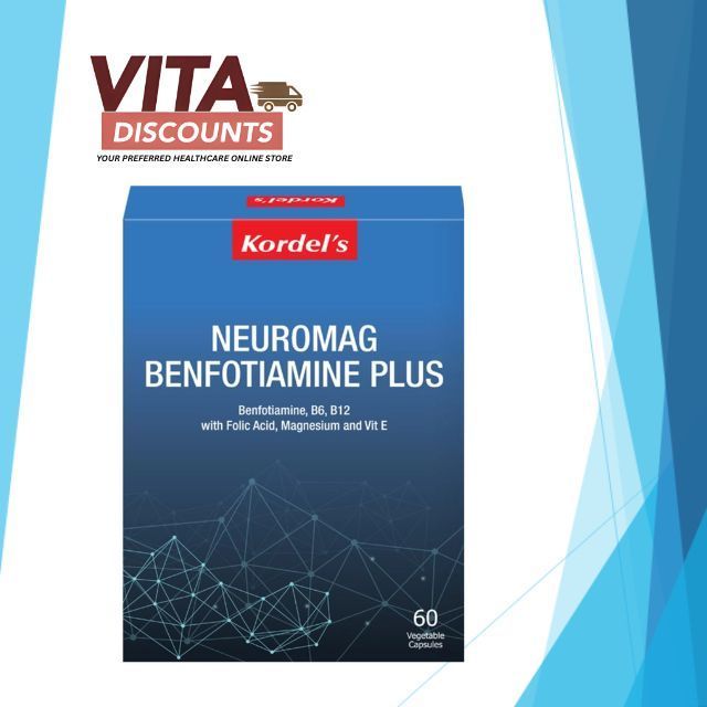 Kordel's Neuromag Benfotiamine Plus Vcaps - PACK-OF-2