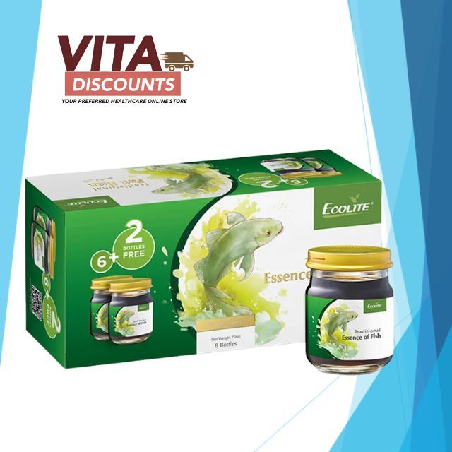Ecolite Tradisional Pati Ikan Haruan Drink (70ml x 8's) [Exp 07/2028]