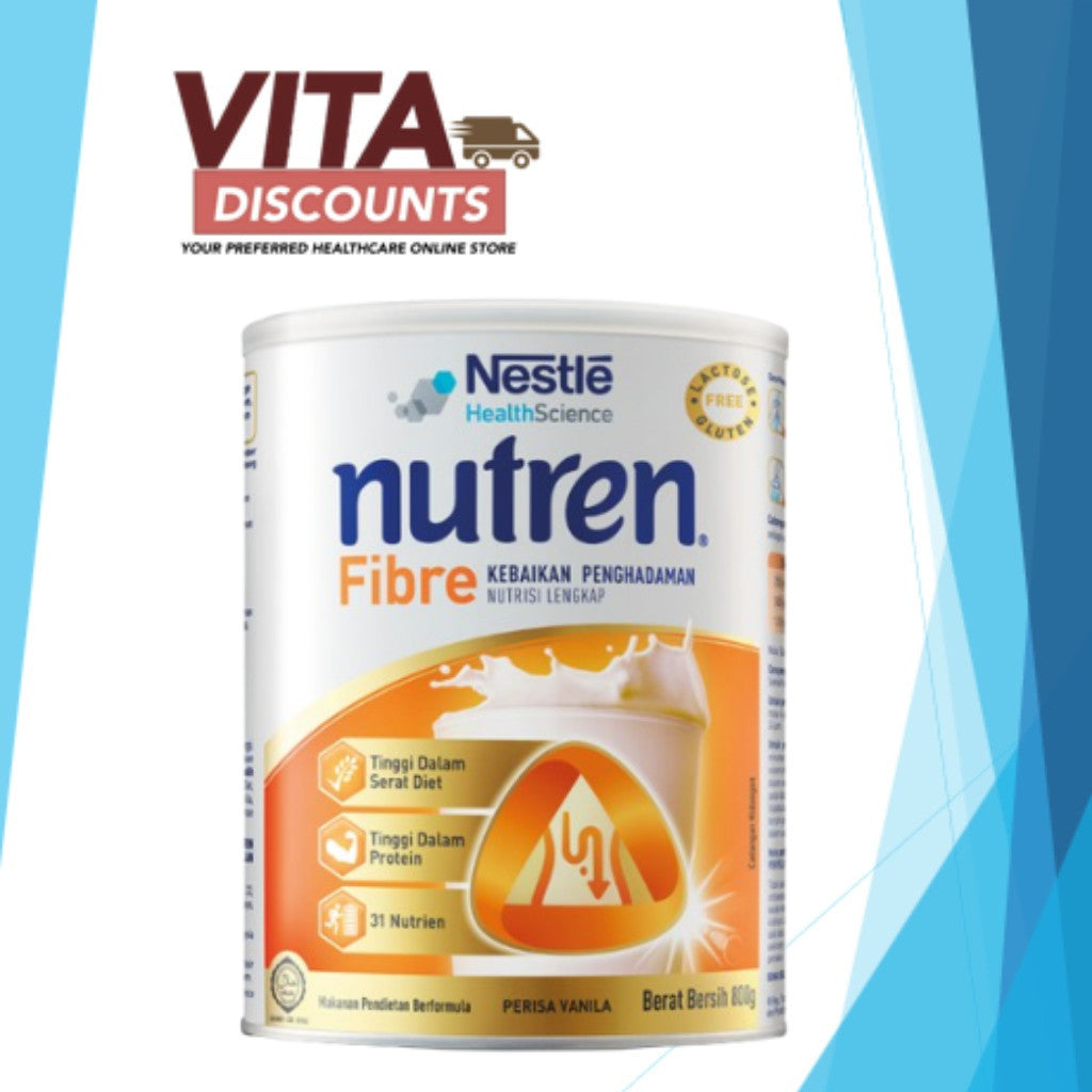 Nutren Fibre Complete Nutrition Powder (800g) [Exp 01/2028]