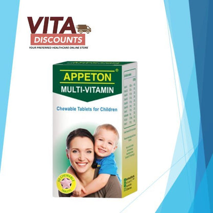 Appeton Multi-Vitamin Chewable Tablets For Children (60's)