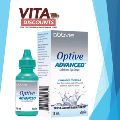 Abbvie Optive Advanced Eye Drops (15ml) [Exp09/2027]