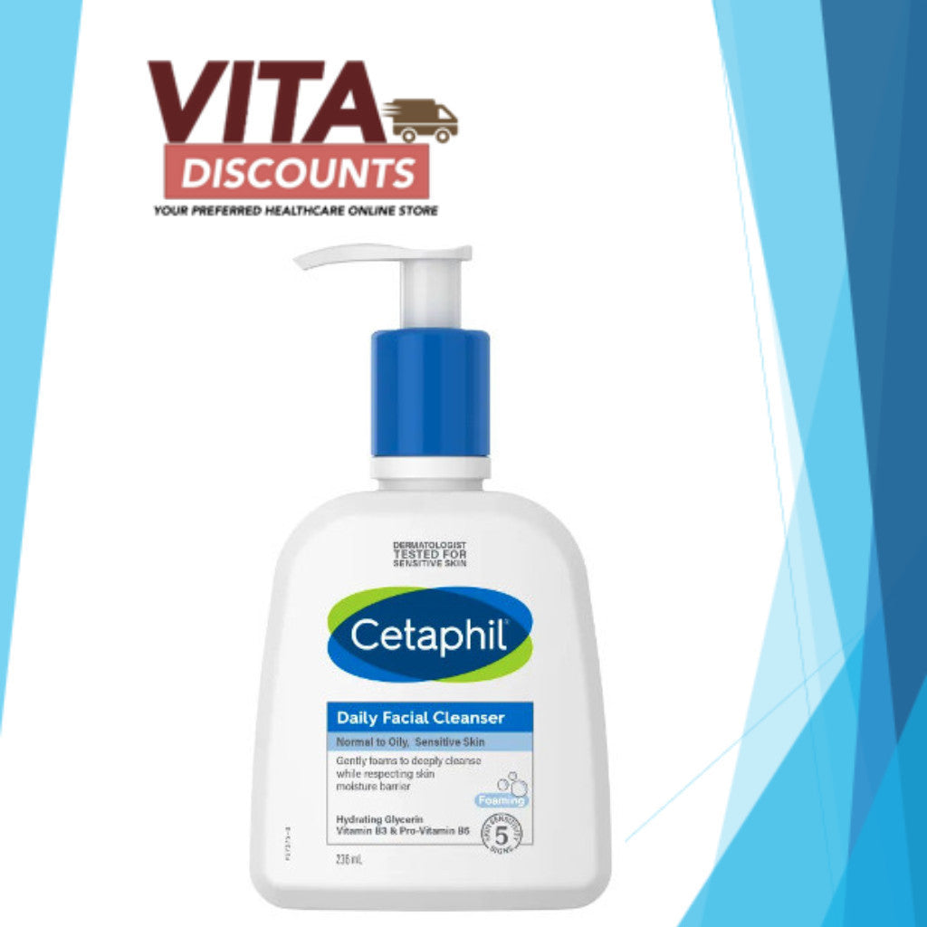 Cetaphil Daily Facial Cleanser Foaming Gel (236ml) [Exp 10/2028]