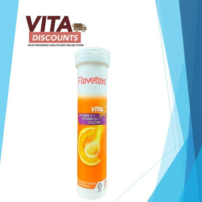 Flavettes Vital Etabs (15's x 1/2 Pack) [Exp 01/2027]