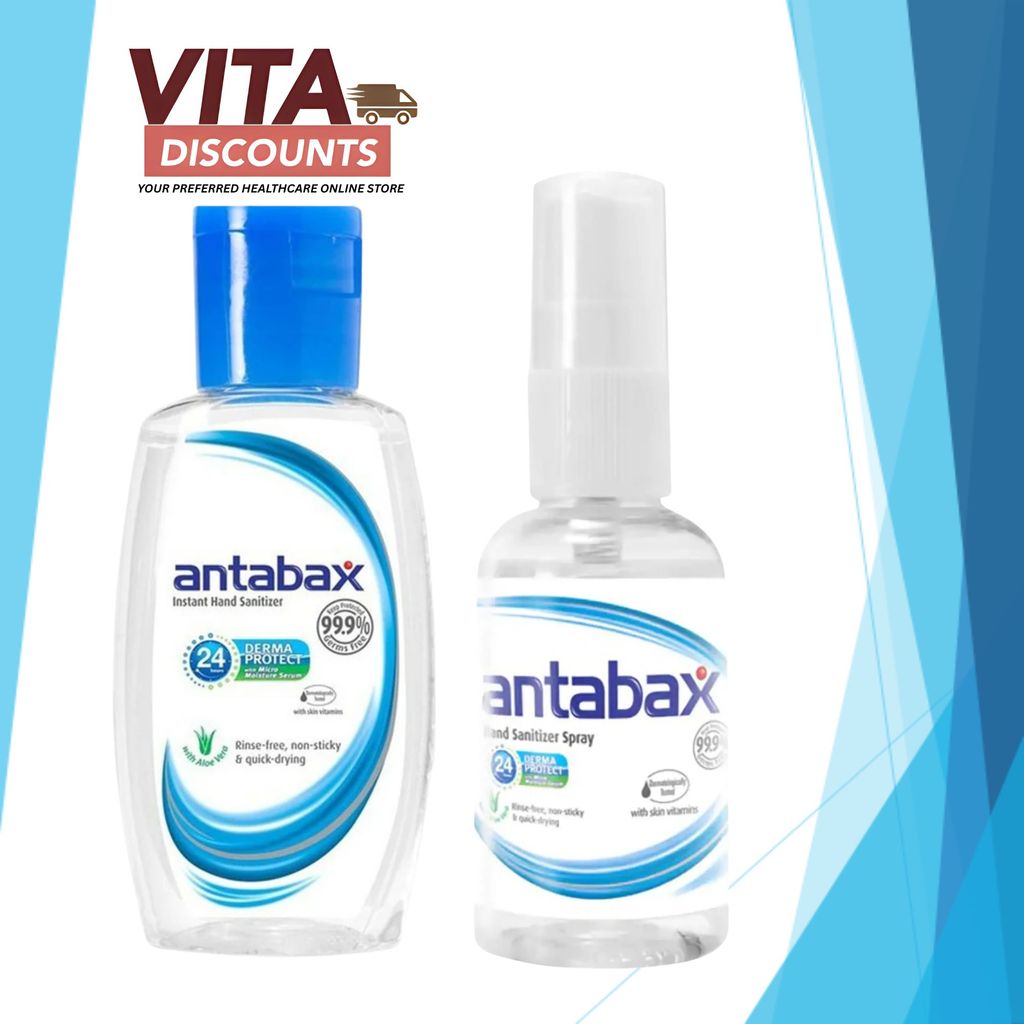 Antabax Instant Hand Sanitizer Gel/Spray (50ml) [Exp 12/2028]