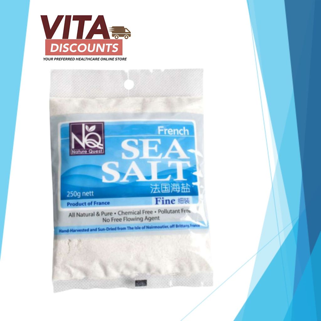 Nature Quest French Sea Salt Fine (250g) [Exp 05/2029]