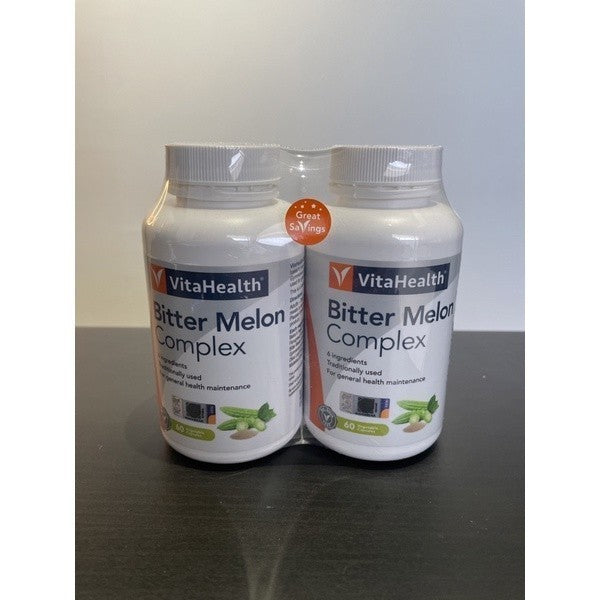 Vitahealth Bitter Melon Complex Vcaps (60's x 2 Pack)