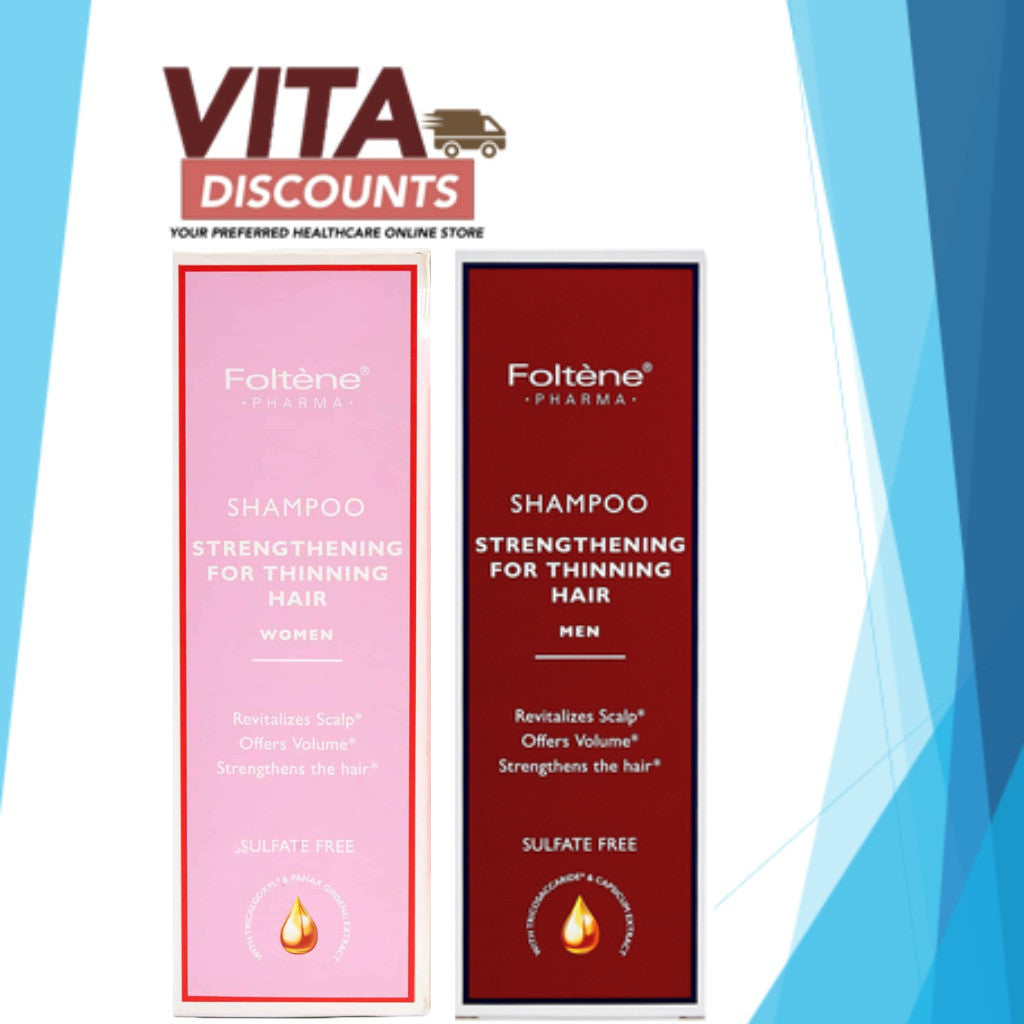 Foltene Strengthening For Thinning Hair Men/Women Shampoo (200ml) [Exp 05/2027]