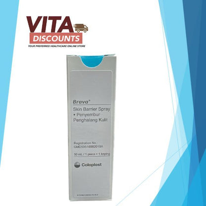 Coloplast Brava Skin Barrier Spray (50ml) R12020 [Exp 01/2029]