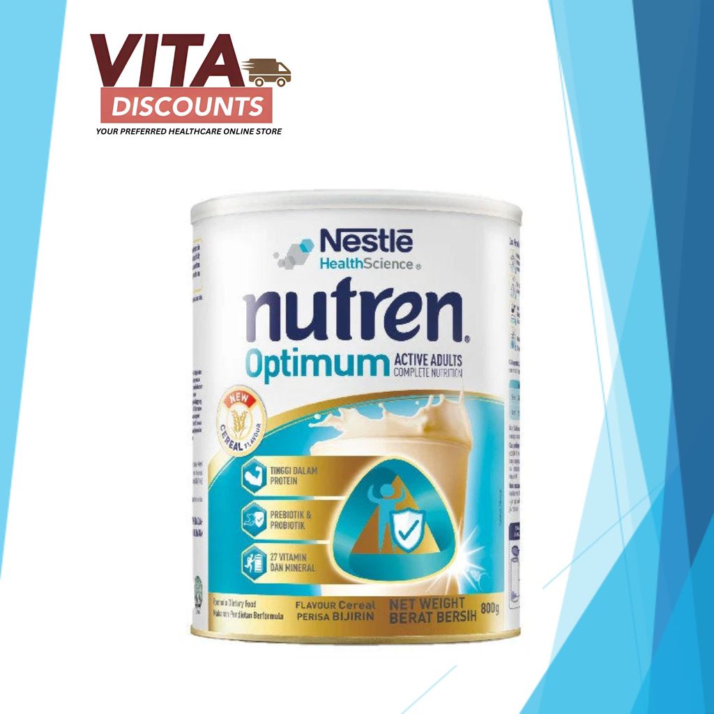 Nutren Optimum Complete Nutrition Cereal Type Powder (800g) [Exp 02/2027]