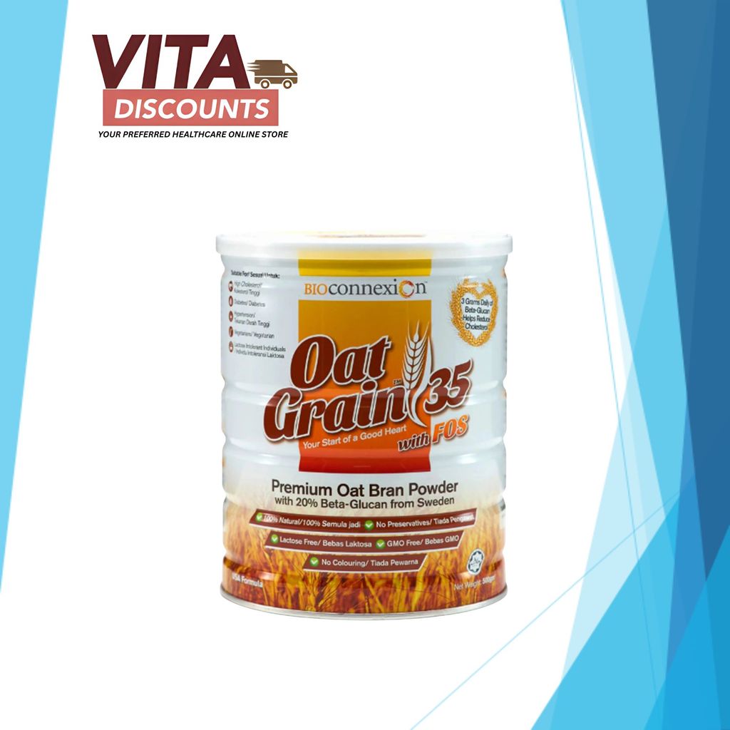 Bioconnexion Oat Grain 35 Premium Oat Bran Powder (500g) [Exp 05/2028]