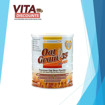Bioconnexion Oat Grain 35 Premium Oat Bran Powder (500g) [Exp 05/2028]