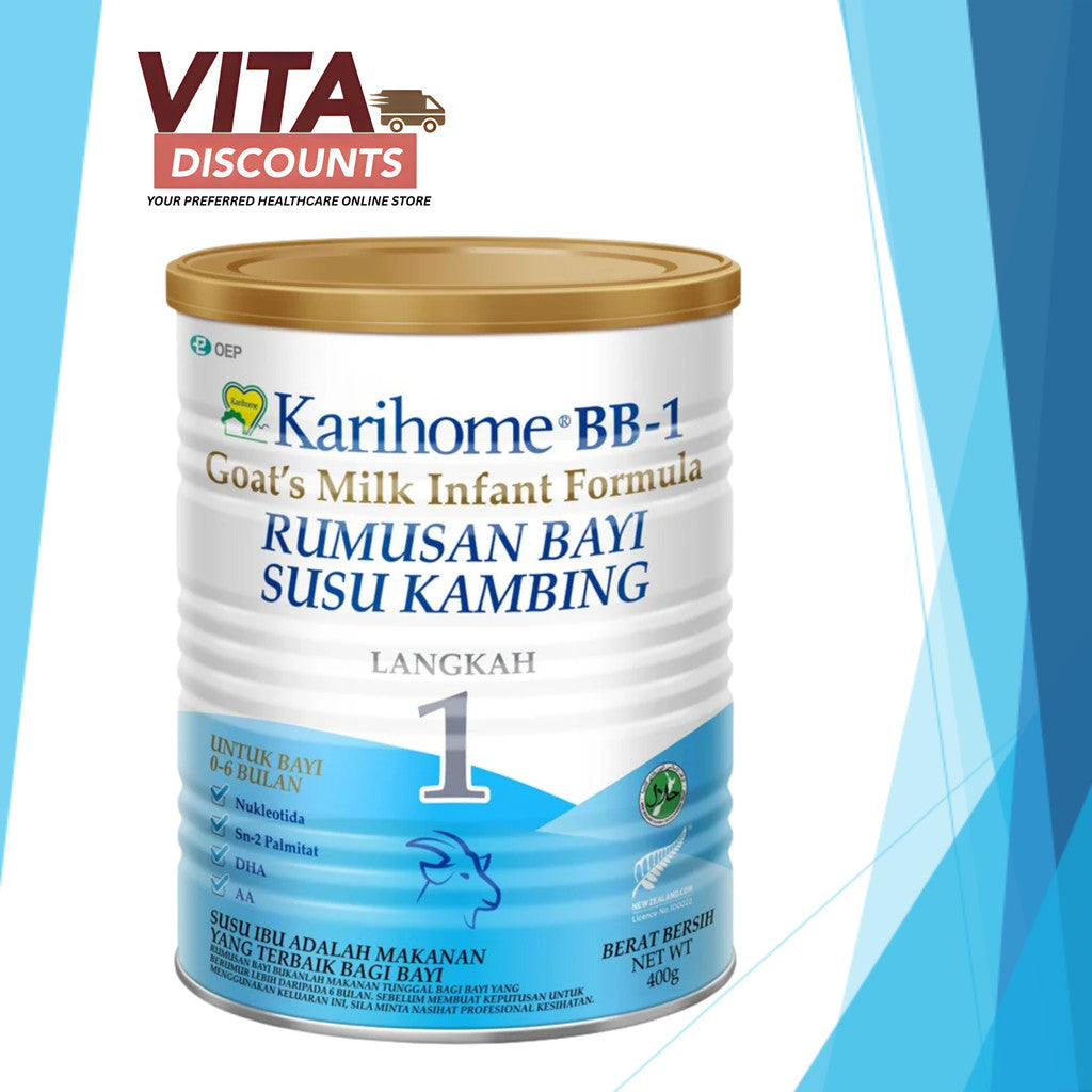 Karihome Goat's Milk Infant Formula L1 (400g) [Exp 04/2028]