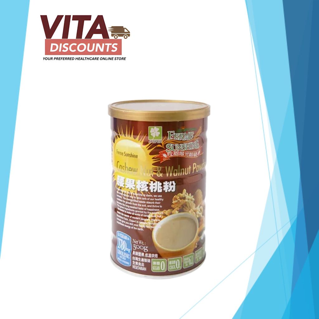Ferme Sunshine Cashew Nut & Walnut Powder (500g) [Exp 04/2028]