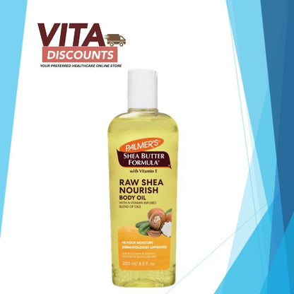 Palmer's Shea Butter Formula With Vitamin E Raw Shea Nourish Body Oil (250ml) [Exp 03/2028]