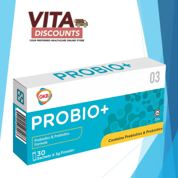 Gkb 03 Probio+ Powder (3g) (30's) [Exp 10/2027]  [Extra 2 Gift]