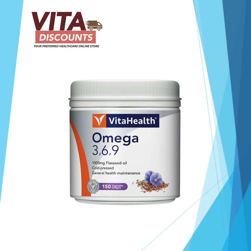 Vitahealth Omega 3,6,9 Vsgels (150's) [Exp 04/2027]