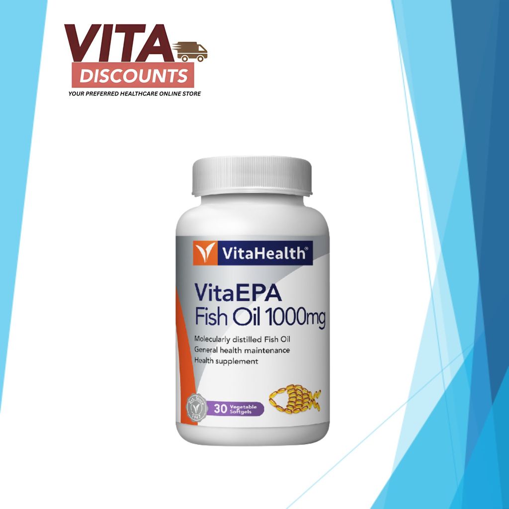 Vitahealth Vitaepa Fish Oil 1000mg Vcaps (30's)