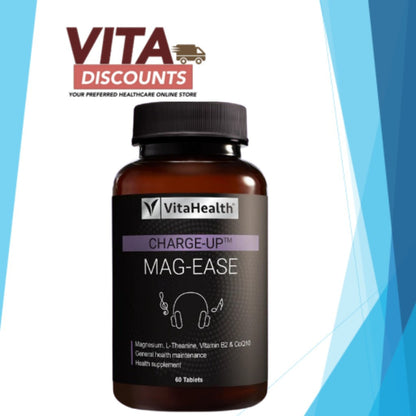 Vitahealth Charge-Up Mag-Ease Tabs (60's)